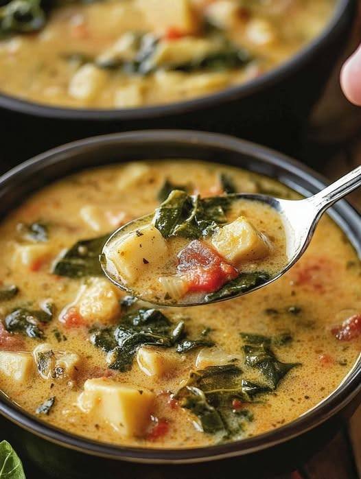 Vegan Zuppa Toscana Soup — The Creamiest, Most Comforting Italian Soup You Will Ever Make Vegan Zuppa Toscana Soup