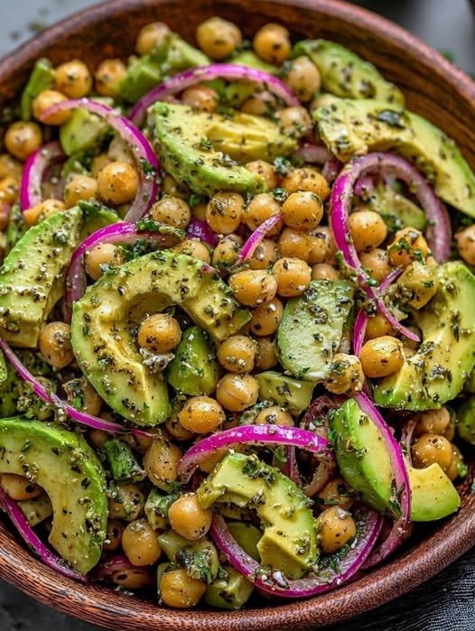 Chickpea Avocado Salad
