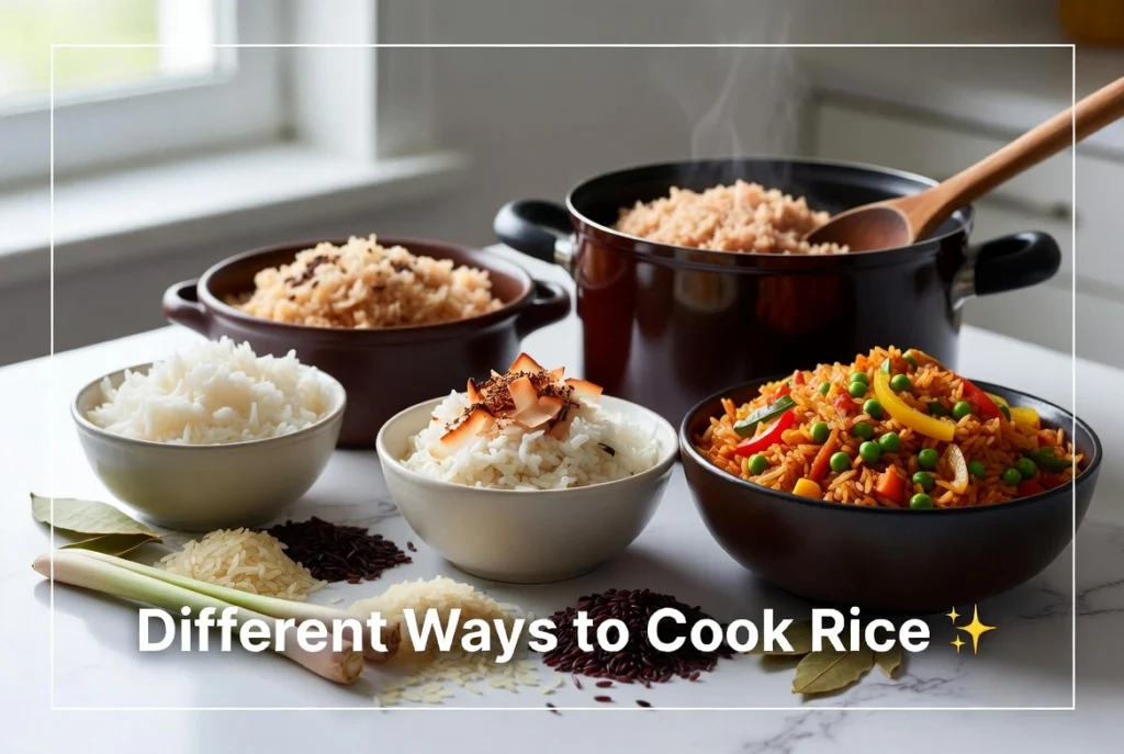 different ways to cook rice — the complete vegan guide to perfect rice every time
