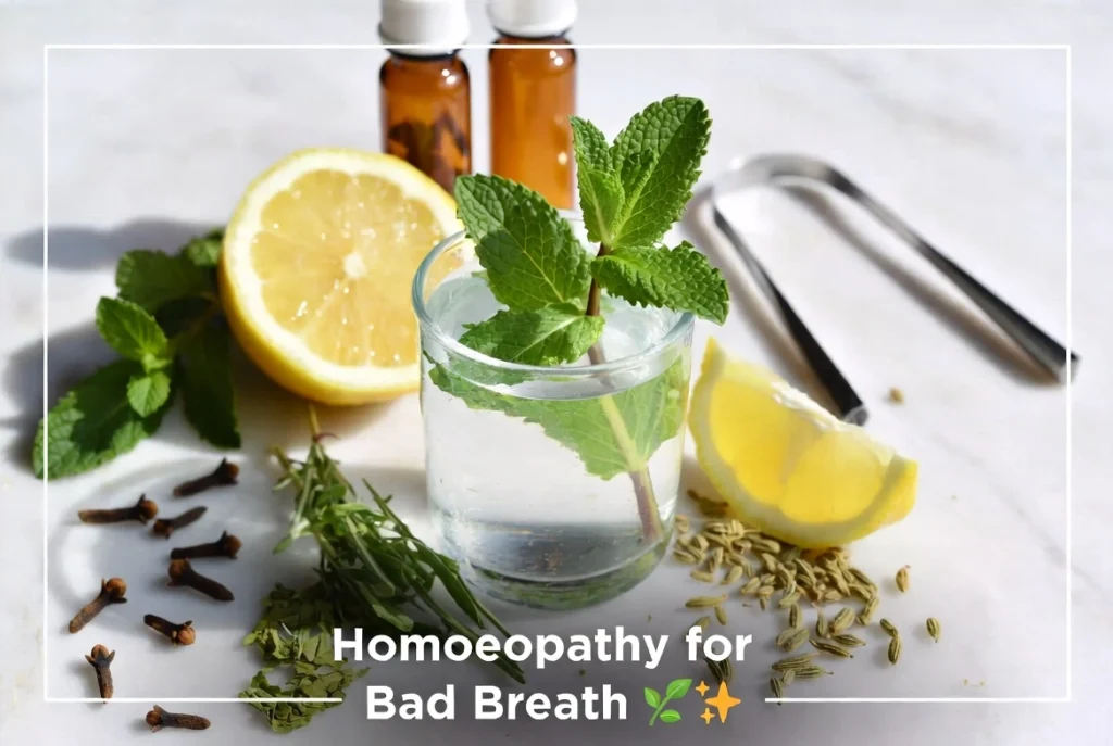 homoepathy for bad breath