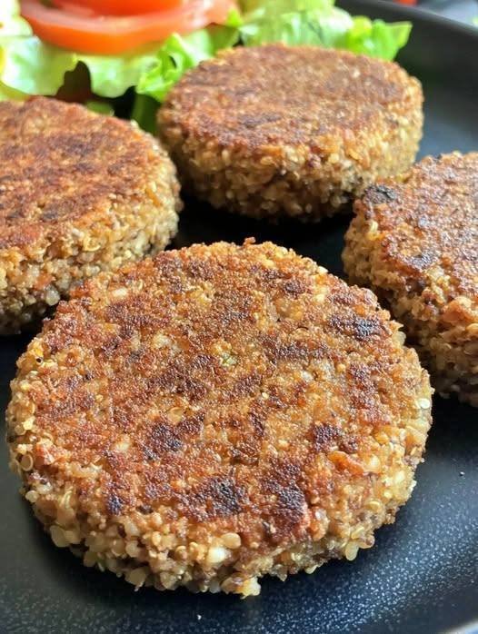 vegan chickpea quinoa burgers