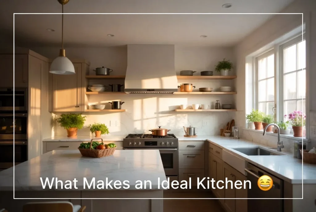 what makes an ideal kitchen