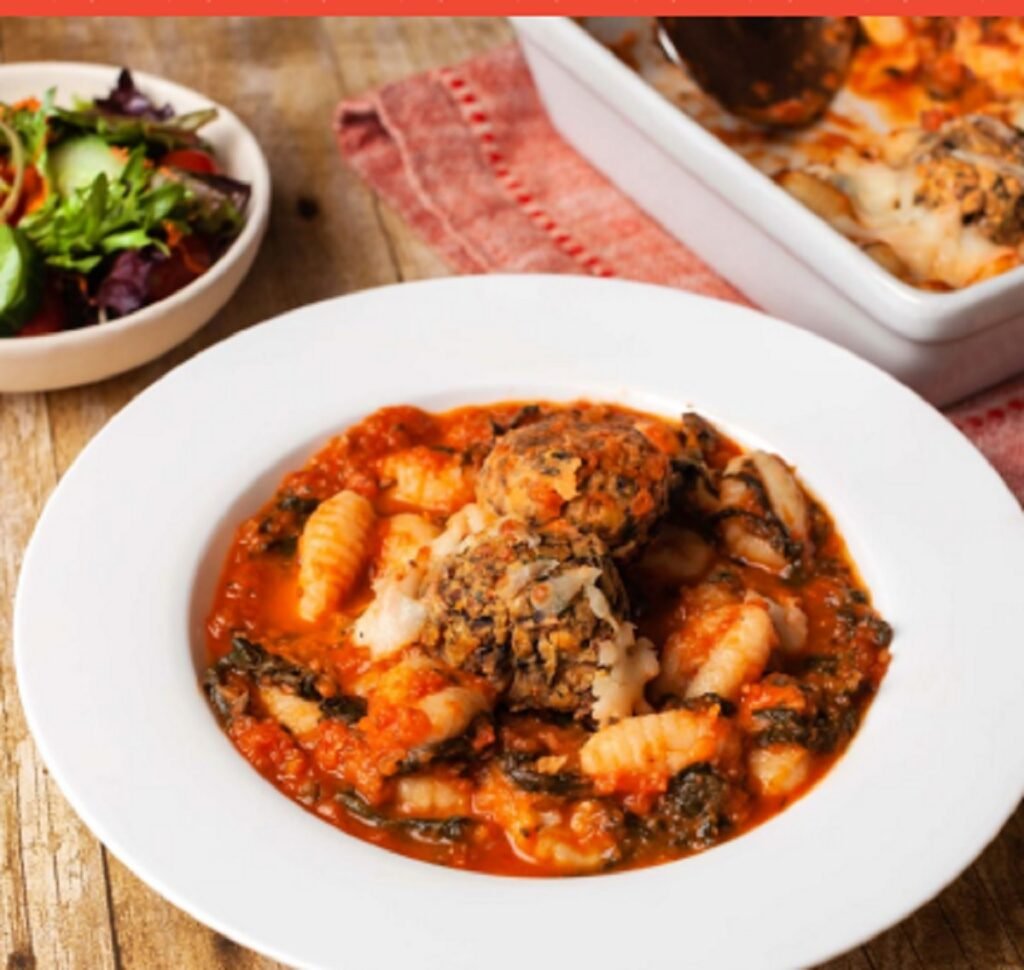 Recipe of Chickpea “Meatballs” and Gnocchi Bake untitled